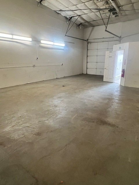 Unit 116 garage bay at Hampden Industrial Park